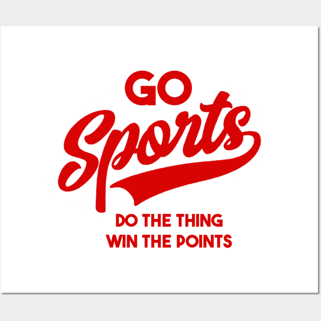 Go Sports Wall Art by Space Monkeys NFT